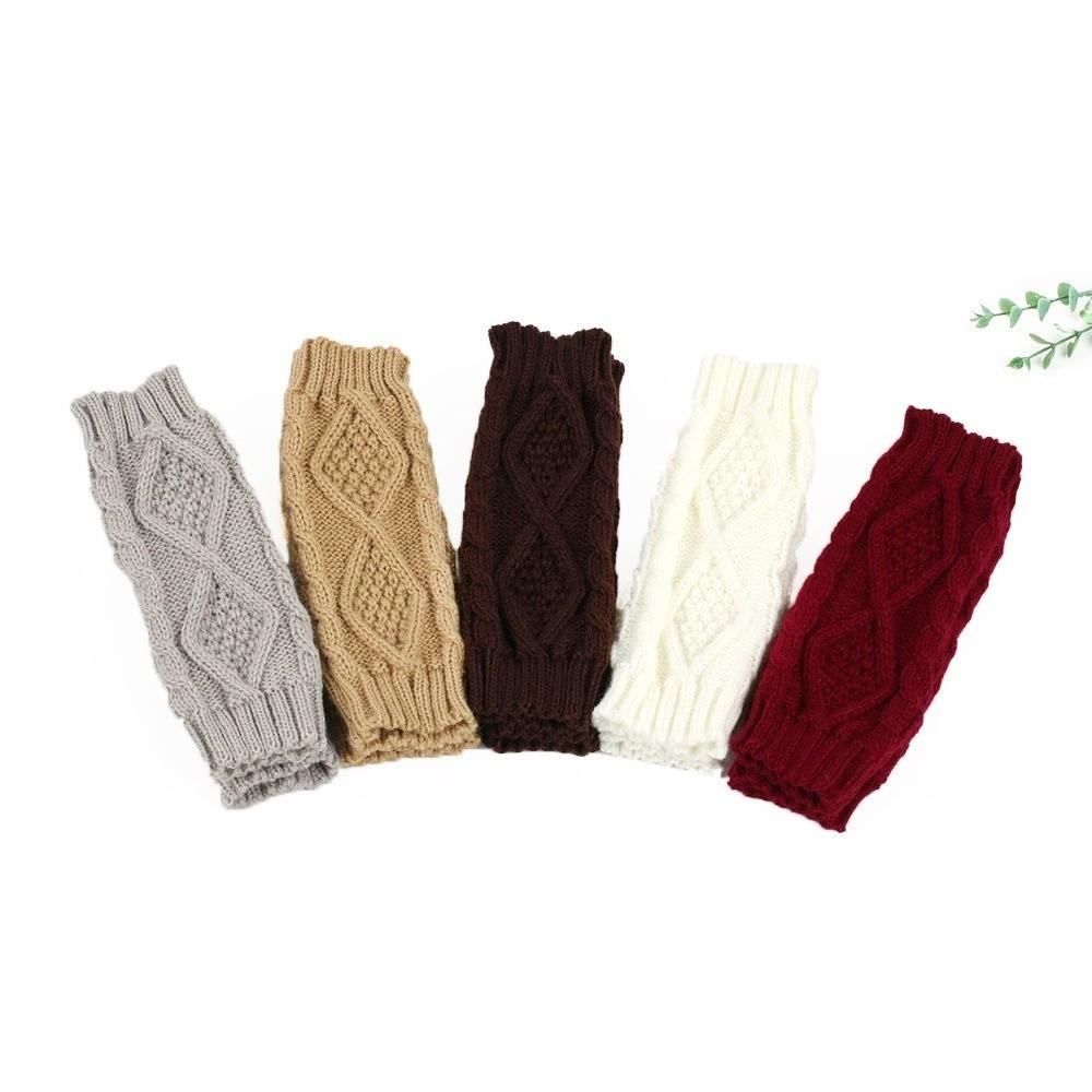 Knitted Crochet Fingerless Gloves Soft Warm Knit Mittens Fashion Typing Gloves  Cold Weather
