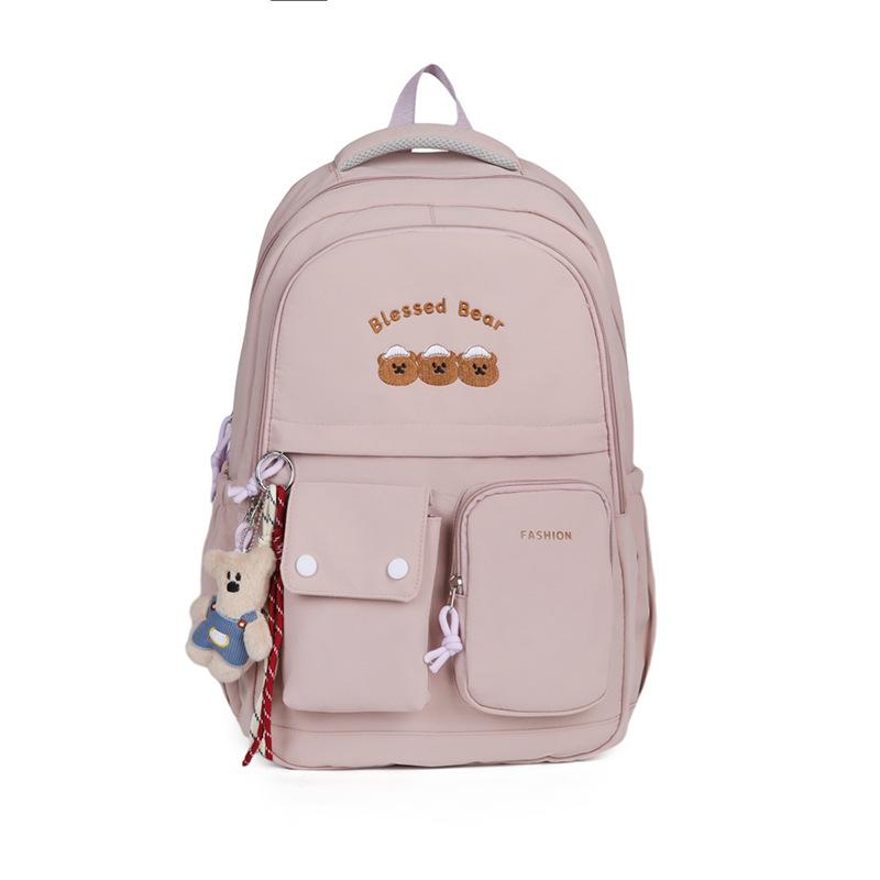 Schoolbag Korean version Japanese high-quality junior high school students multi-pocket schoolbag large capacity ins college girls backpack