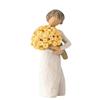 Romantic Family Themed Resin Craft Figurine For Home Decor Ideal For Valentine's Day Gift