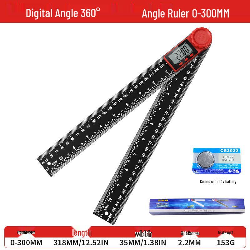 Digital Protractor & Vernier Caliper Combo: New Angle Ruler and Caliper