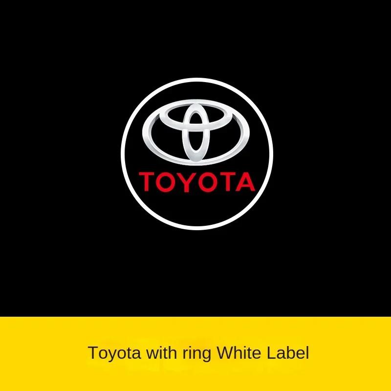 2026 New For Toyota Car Door LED HD Welcome Courtesy Shadow Projector Lamp Logo Light For Toyota Avalon Mirai  VVT-I 4WD Corolla