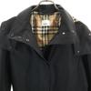 Burberry Hooded Coat 36 Black Costume Cover Included Women Used