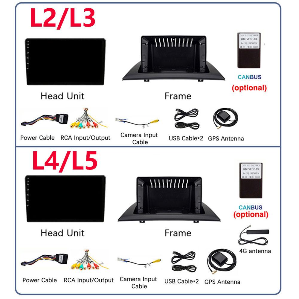 Android 14 Carplay Auto For BMW X3 E83 2004 - 2012 Car Radio GPS Player Multimedia stereo 360 Camera Navigation Video AI Voice