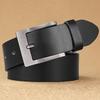 Retro Belt Men'S Leather Casual Business Simple Cowhide Belt Men'S Middle-Aged And Youth Pin Buckle Belt