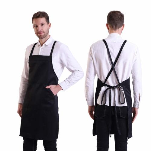 BIGHAS Shoulder Apron, Chest Pad, Fatigue-Reducing, Large Size, Cashier, Work, Commercial Use, Simple Design, Dust-Resistant, Men's and Women's, 16 Co