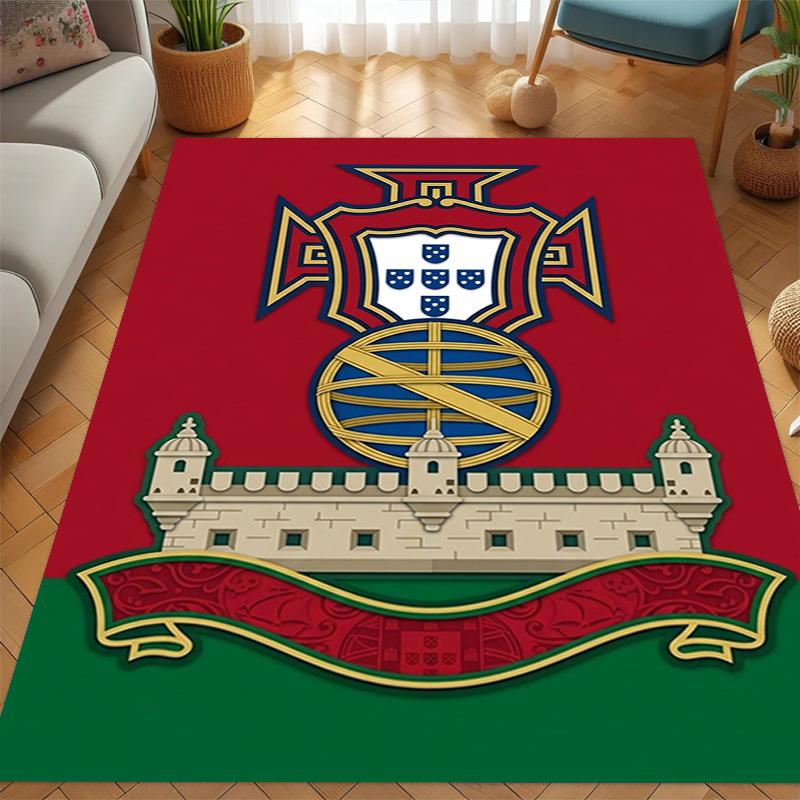 Portuguese Heritage Emblem carpet printing Living room and bedroom mats Dormitory decoration Doormat Christmas gifts