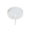 Suspension - Paulownia - 40x40x30cm - Blanc - E27