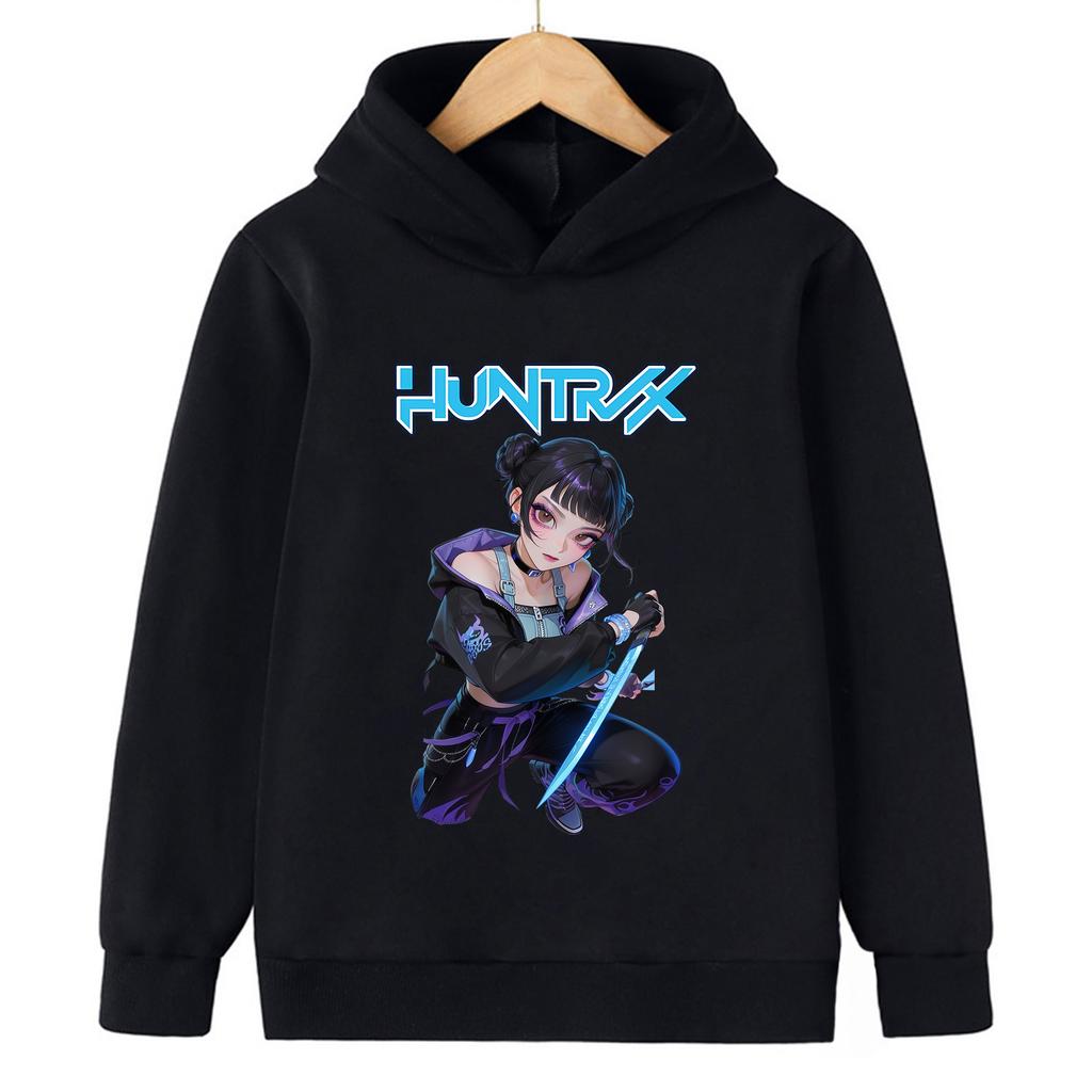 2025 Neu KPop Dämonenjäger Frühling Cartoon Lässig Bedruckt Mädchen Hoodie Mädchen KPop Kinder Jungen Hoodie Top Sweatshirt