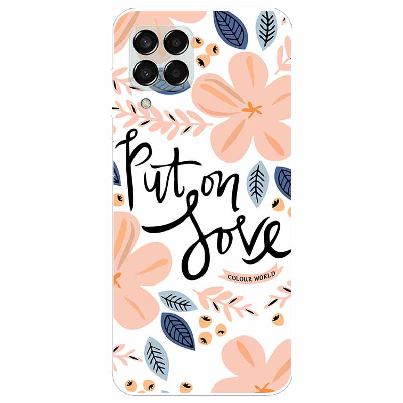 Hülle für Samsung M33 Hülle Marmor Weiches TPU Silikon Handyhüllen für Samsung Galaxy M53 5G Hülle Klarer Bumper M 33 53 Schutz