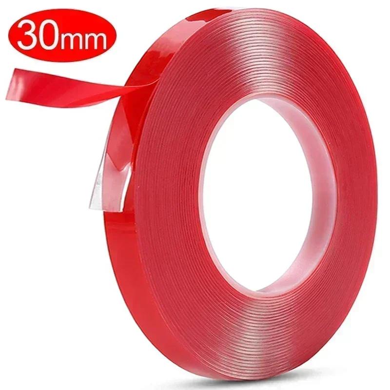 Double Sided Adhesive Tape High Strength Acrylic Transparent Silicone No Traces Sticker Car Fixed Stickers Waterproof Glue Tapes