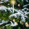 Candles For Christmas Tree Christmas Decor Icicle Birds Elk LED Candle Ornaments With Remote Timer For Tree Home Fireplace
