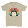Cool Retro Shark in Sunglasses 80s 90s Funny Shark T Shirt for Unisex TShirts Round Collar  Tee Shirt Short Sleeve Clothes Unique