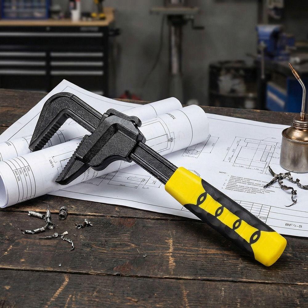 Large Opening Multi-function Spanner Non-slip Design F Type Wrench  Professional Use