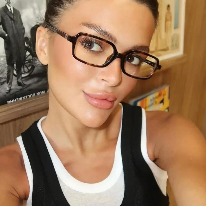 Rectangle Sunglasses Women Vintage  Designer Sun Glasses Small Frames Shades Retro Ladies Cateye Sunglass UV400