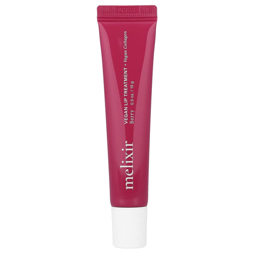 melixir Vegan Lip Treatment + Vegan Collagen, 4 Berries, 15g (0.5oz)
