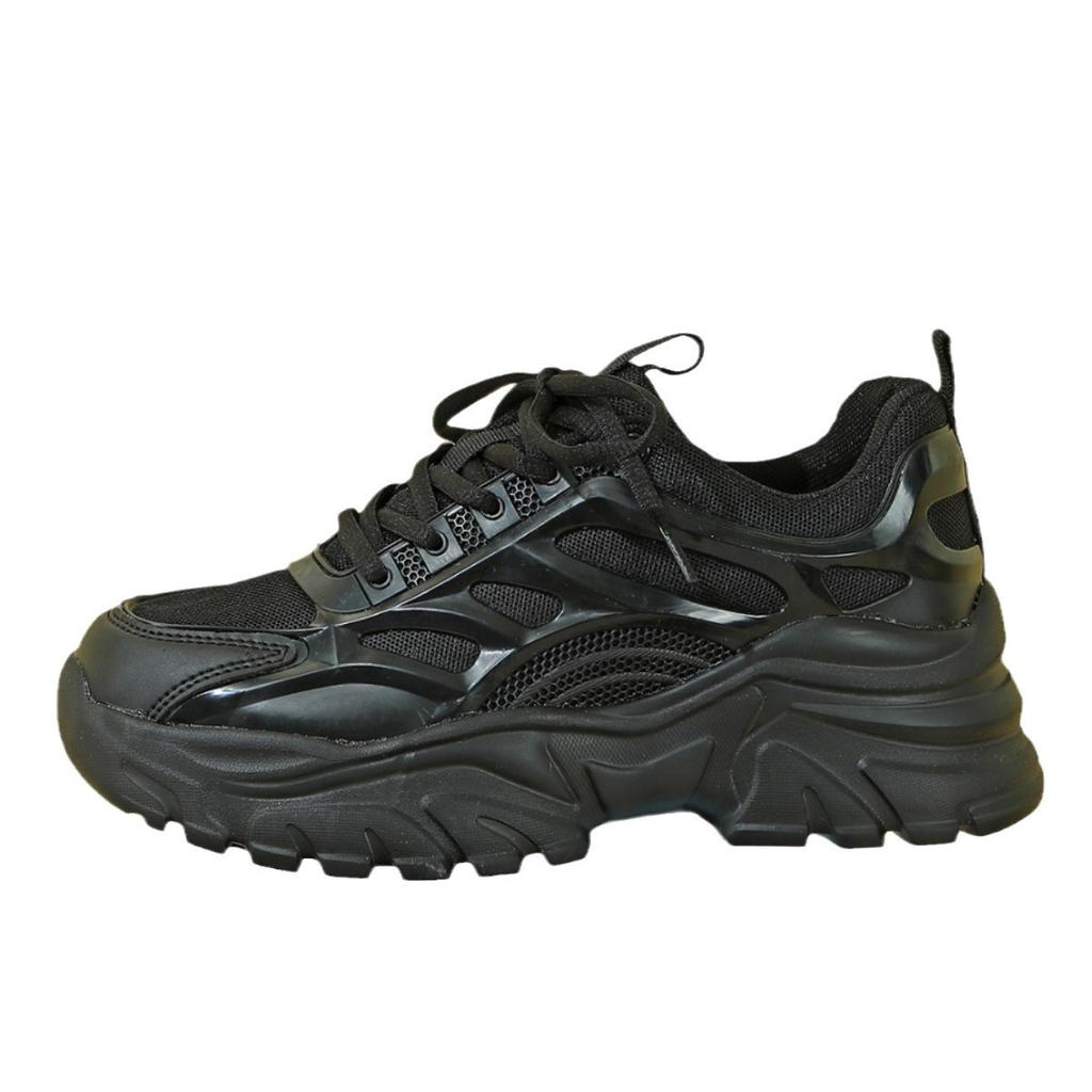 Chaussures dad épaisses à plateforme, chaussures de sport décontractées quatre saisons, chaussures tendance d'extérieur respirantes et confortables