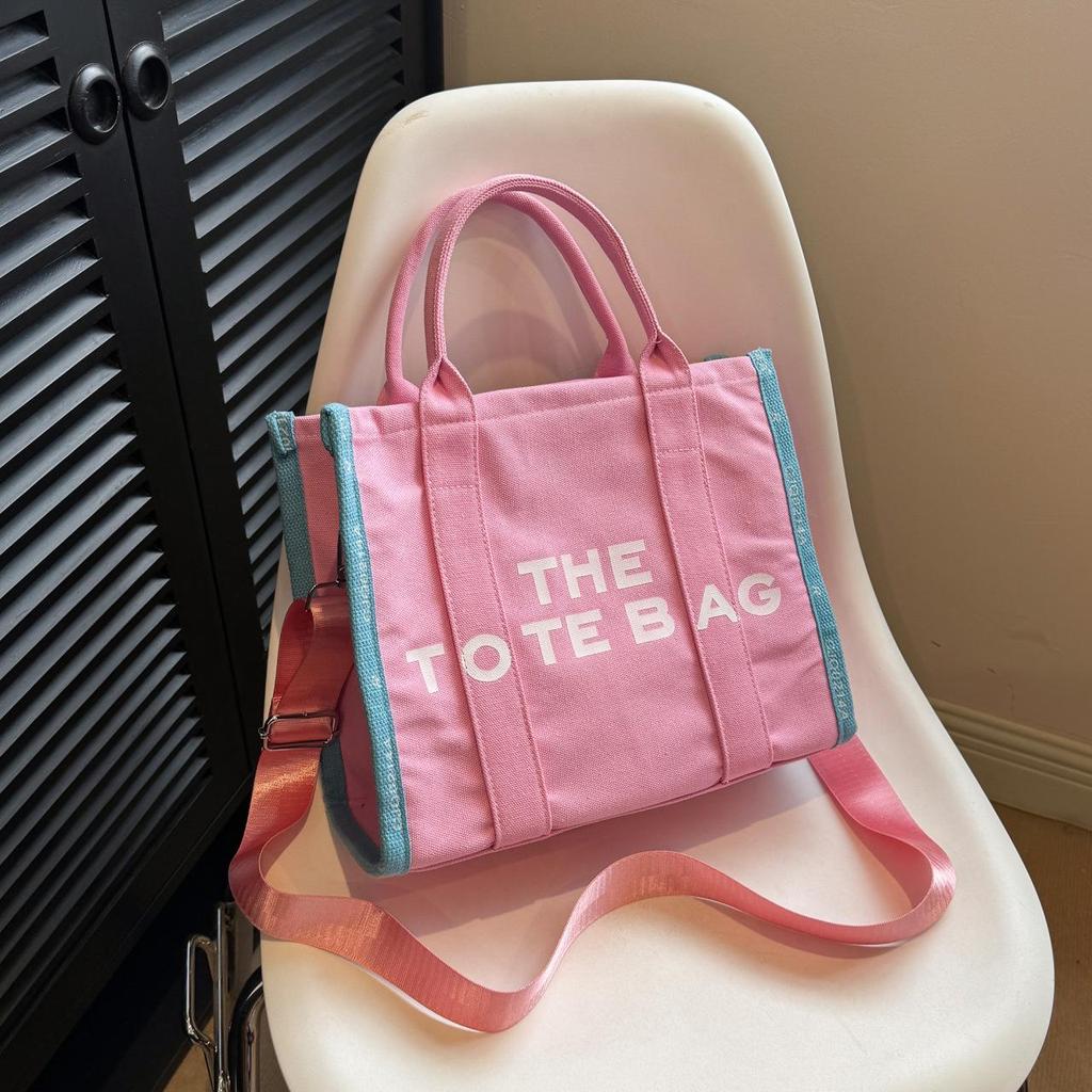 Damska torba płócienna typu tote o dużej pojemności