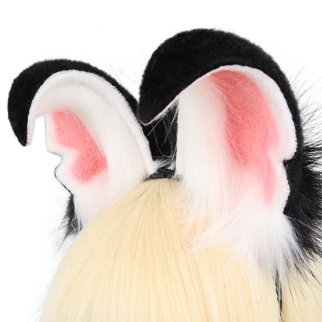 Halloween Simulated Plush Animal Ears Headband Jackal Ears Comic Exhibition Party Props Anubis Dress Up