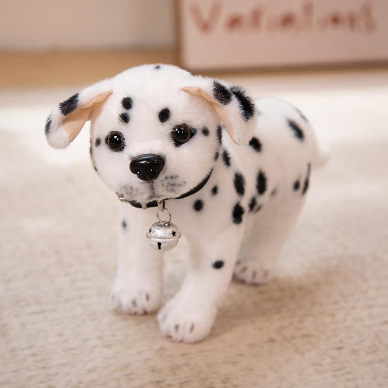 New Dalmatians Dog Plush Toy Cute Stuffed Realistic Beagle Spotted Puppy Doll Home Decor High Quality Kids Birthday Gift