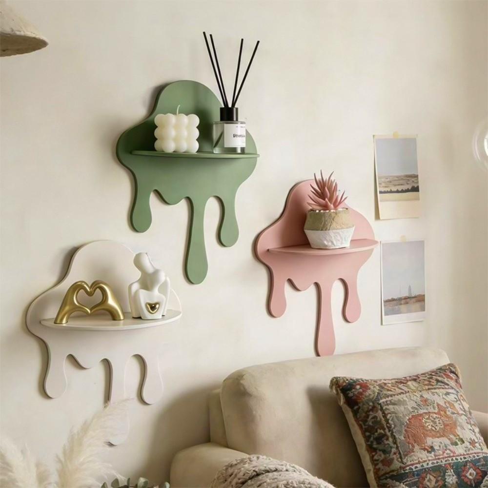 Minimalist Cloud Floating Shelf Wall Mounted Decorative Wall Shelf Office Decor