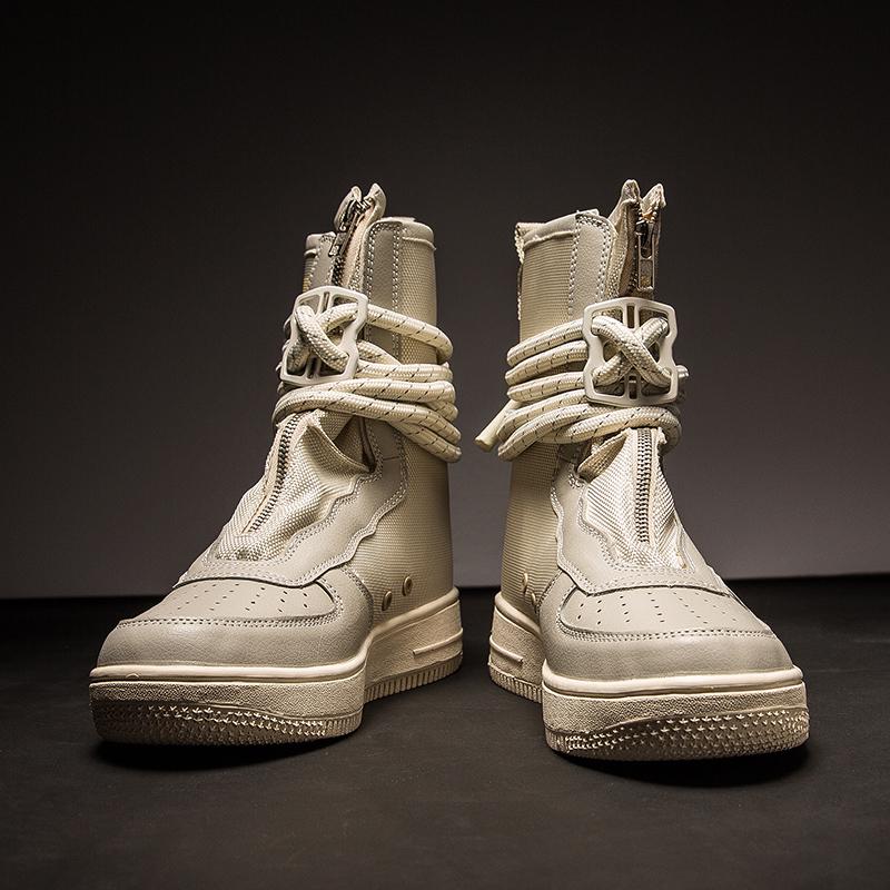 46 Large Size Couple Fashion Non-slip Shoes Men's and Women's High Top Canvas Shoes Personality Men's and Women's Boots