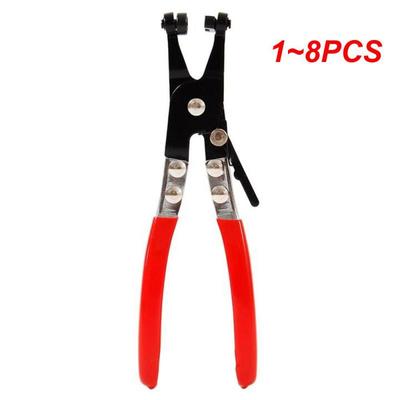 1~8PCS Car Tube Clamp Long Automotive Hose Clamp Pliers Straight Throat Tube Bundle Clamp Removal Tool Straight Smooth Handle