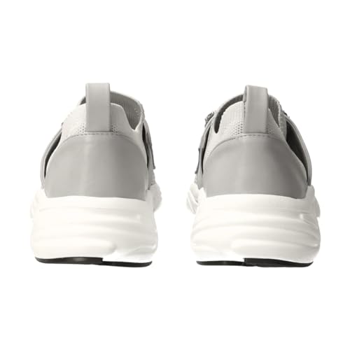 Bridget Birkin Women's Jewel Buckle Knit Sneakers, Gray, Small, 545013