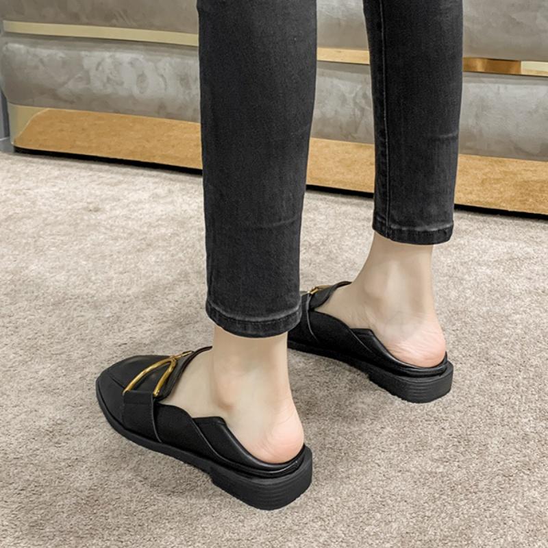Fashion Women's Loafers 2025 British Style Trendy Casual Flats Outside Comfortable Versatile Footwear Women Flat Shoes Zapatos De Mujer