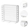 1/64 Wheels Display Case Stand, Dustproof Stationery 8 Layer Model for Toy