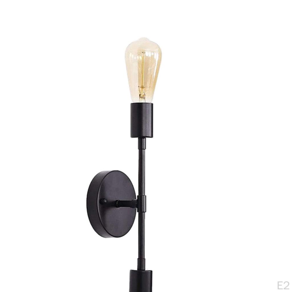 Double Head Metal Lighting Fixture Wide Applications Easy Installation Vertical for Stairs Office