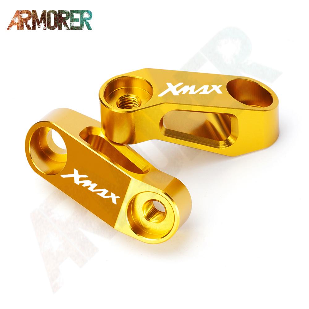 For YAMAHA XMAX X MAX X-MAX 125 250 300 400 XMAX 300 400 Motorcycle Accessories Rearview Mirrors Extension Riser Extend