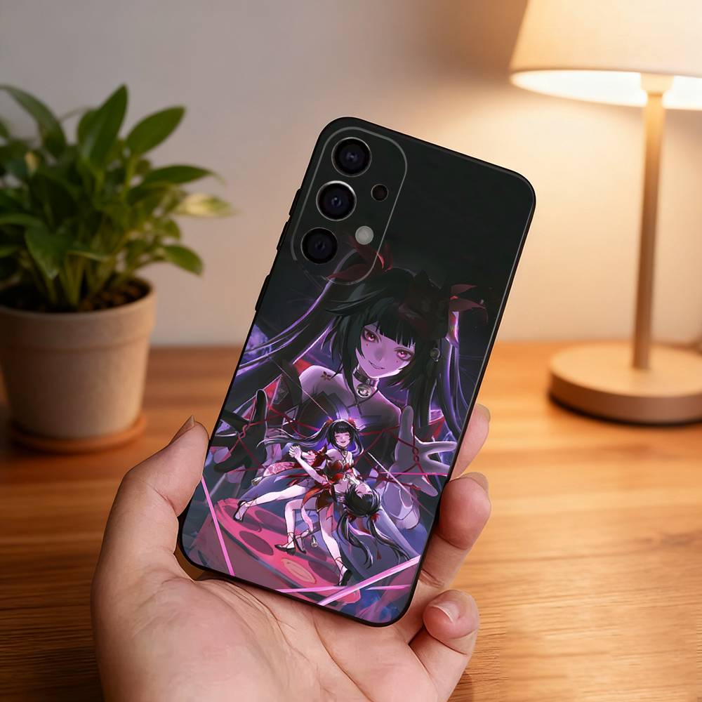 

Hanabi Honkai Star Rail Sparkle Phone Case For Samsung S25,S24,S21,S22,S23,S30,Ultra,S20,Plus,Fe,Lite,5G Black Cover Samsung S105G