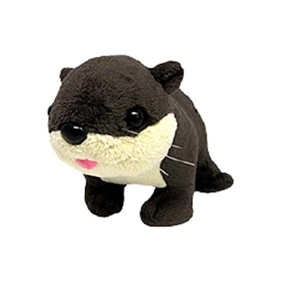 Sanei Boeki Original Plush Toy Pururun Animal Otter W7 x D14 x H7cm