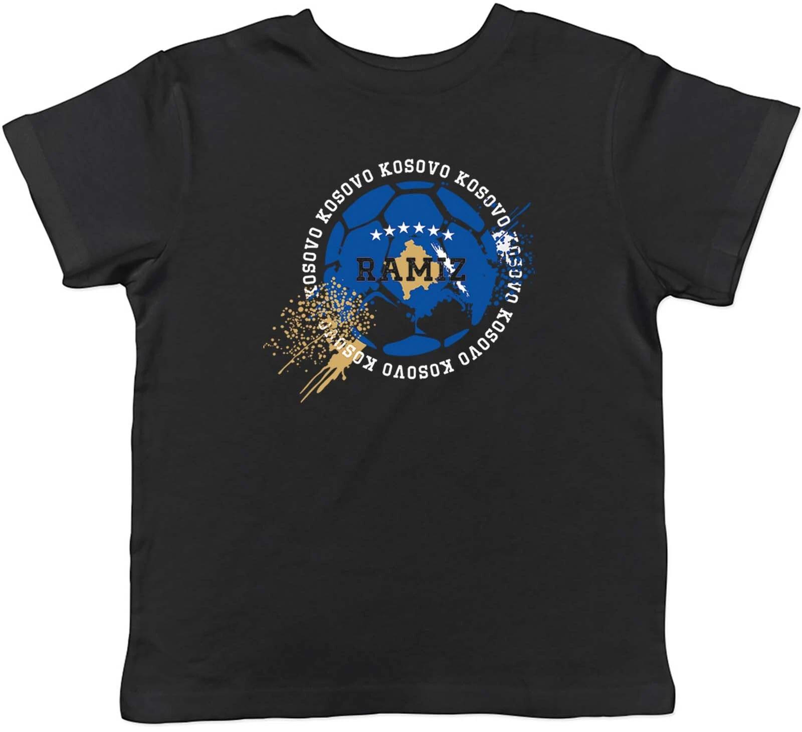 Personalised Kosovo Football Sports Childrens Kids T-Shirt Boys Girls Gift 120
