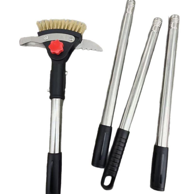 B97A-Crevice Cleaning Tool Long Handle Adjustable Crack Weeder For Driveway, Patio Sidewalk To Remove Moss Weeds Dirt