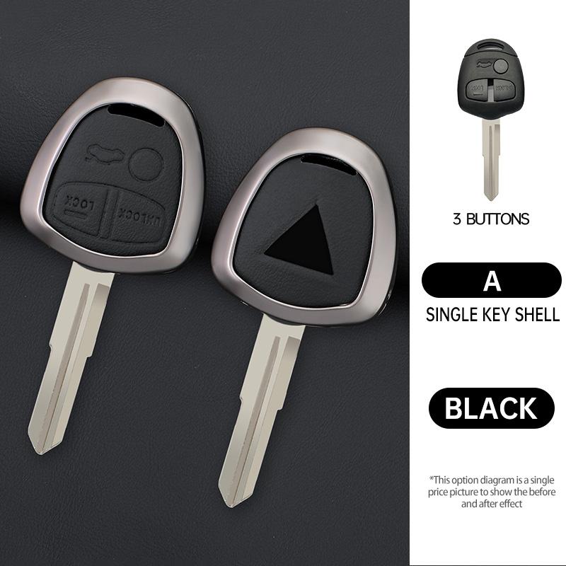 

Car Flip/Folding Key Case Holder Cover For Mitsubishi Lancer Ex Evolution Grandis Outlander Triton Pajero Asx 3Buttons Key Bag