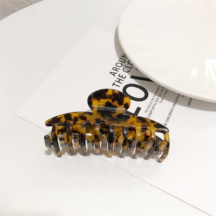 Women's High Quality 9.5cm Hair Claw Accessories 8 Colors American Fashion Tortoiseshell Resin Acetate