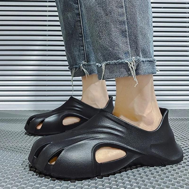 Fashion Outdoor Male Shoe Ultralight Hole Shoes Daily Use Color High Quality Non-slip New Summer Low Price Comfortable 39 Men's Sandal
