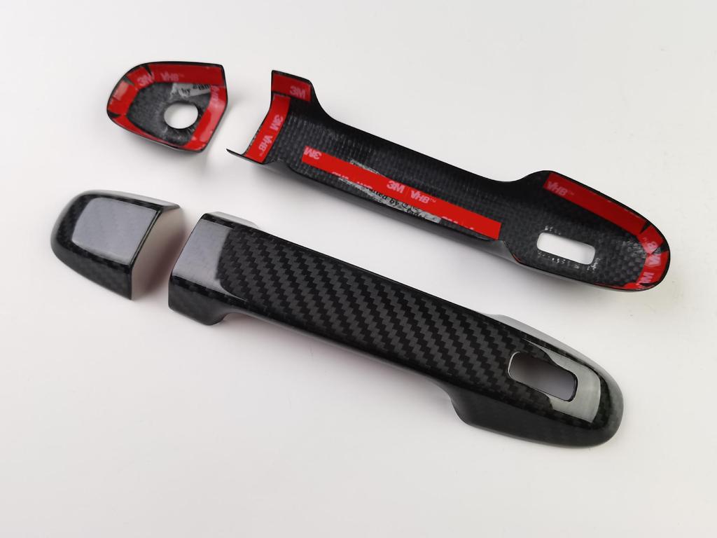 Carbon Fiber Outer Door Handle Shell for Toyota 86 - Dry Carbon Interior & Exterior Trim