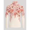Women's Cheongsam Collar Long-sleeved T-shirt, Suitable for Women, Regular Version, Suitable for All Seasons