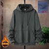 Herren S Übergröße 8XL Fleecegefüttert Einfarbig Lässig Sweatshirt