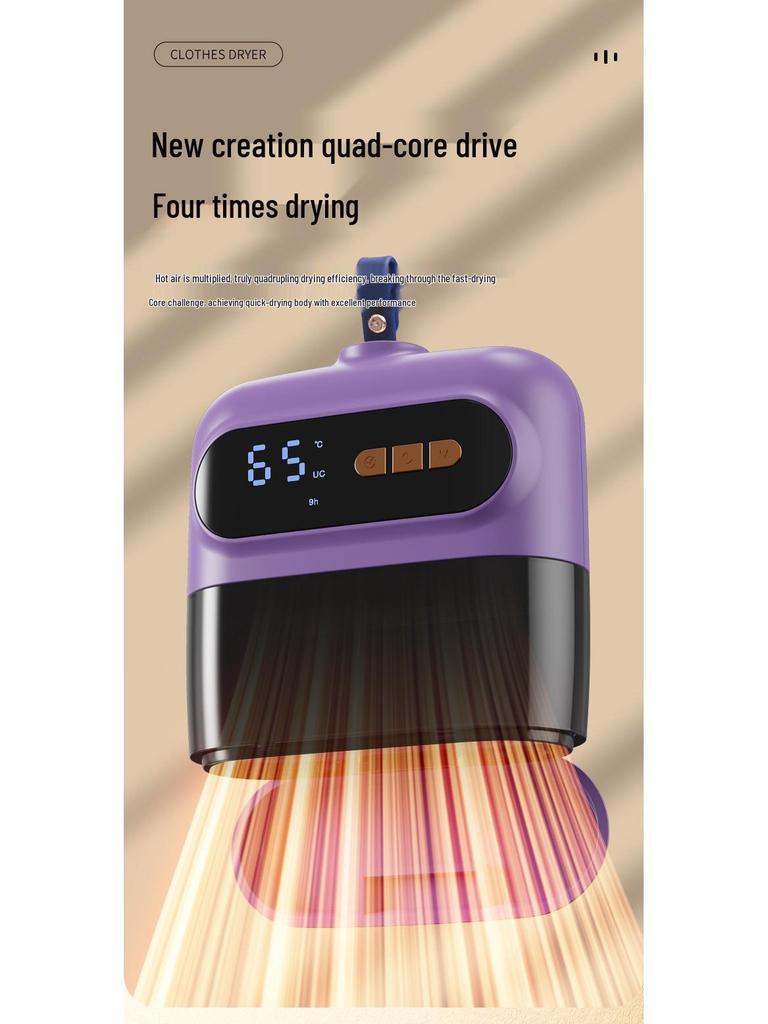 Portable Mini Travel Dryer with Smart Timer