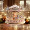 2D Flat Acrylic Dreamy Carousel Decoration, Indoor and Outdoor Decoration - No Battery/electricity Required, Free Day Decoration, Shop Decoration,