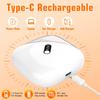 Automatic Nail File Rechargeable Usb Rechargeable Nail Clipper Led Nail Clipper Orange For Home Use Travel  Nails