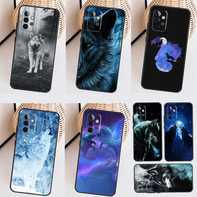 Wolf Wölfe Hülle Für Samsung Galaxy A53 A33 A23 A13 A14 A24 A34 A54 A52 A32 A22 A12 A51 A71 A21S Abdeckung