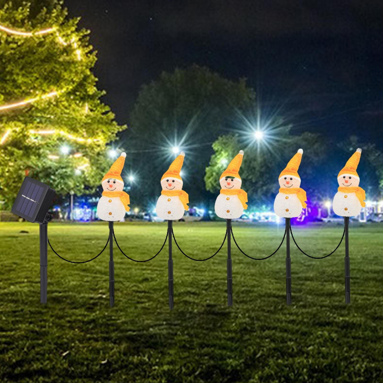 

Різдвяні вогні для доріжок, які працюють від сонячних батарей, багатофункціональні прикраси для доріжок помаранчевий