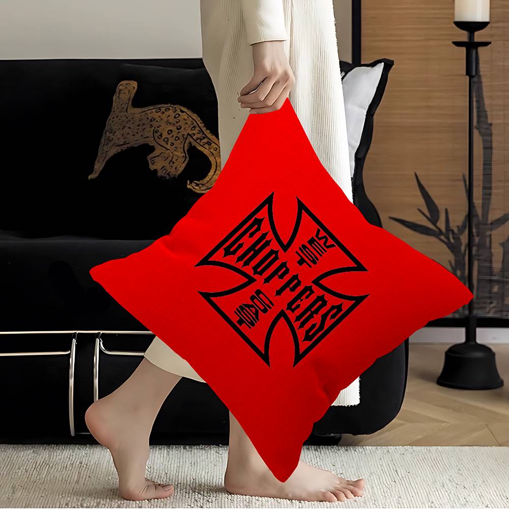 West Coast Choppers Pillowcase Toon Gift Cushion Cover Bedroom Home Sofa Chair Seat Decor Pillow Case
