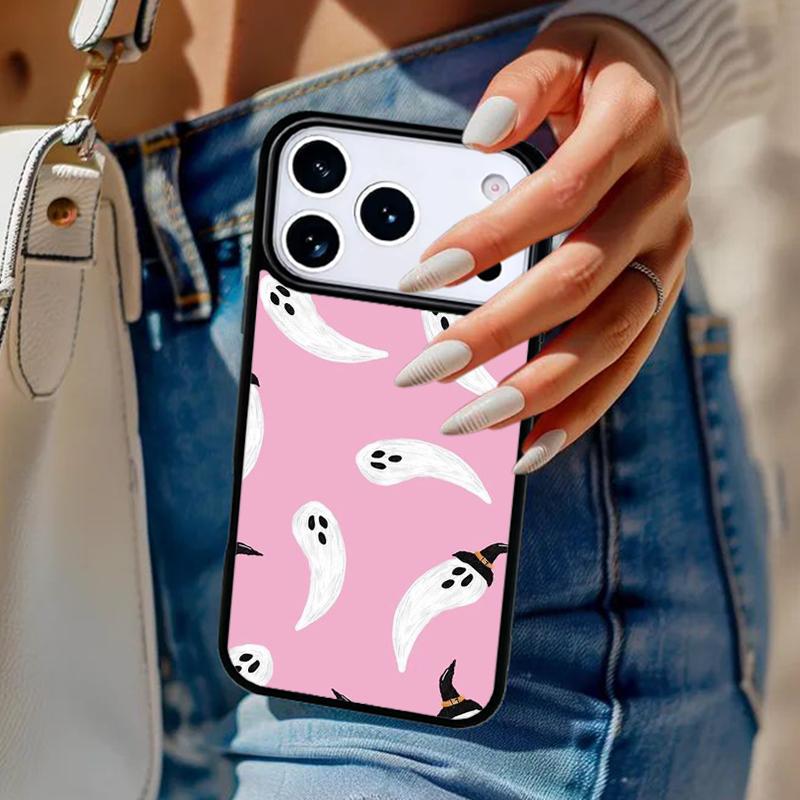 BOO Halloween Ghosts Phone Case For iPhone 17 Air 14 15 13 12 Max Cover For Apple 14 15 16 16e 11 Pro Max Plus Coque