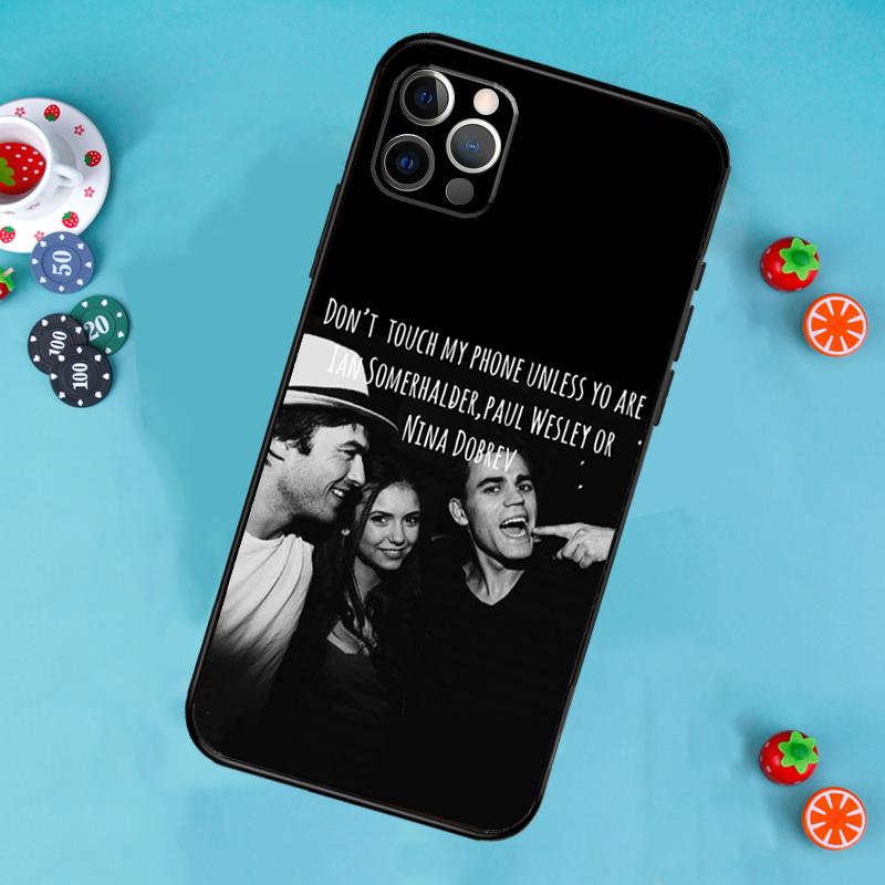 

Чехол для телефона Damon Salvatore Дневники вампира Для iPhone 17 Air 16 15 14 13 11 12 Pro Max 13 12 mini 15 16 Plus 16e Чехол Funda iPhone 15 Pro