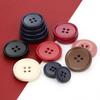 Colored Resin Buttons, Round Four-Eye Buttons, Clothes, Sweaters, Trench Coats, Suits, Coats, Solid-Color Decorative Accessories, Accessories